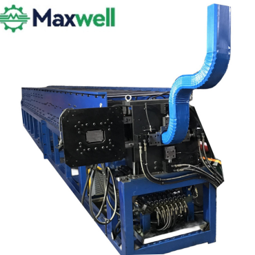 Automatic downspout and elbow machine