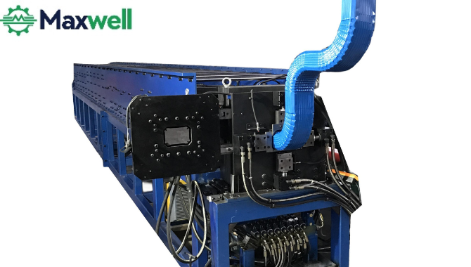 Fully automatic downspout and elbow machine
