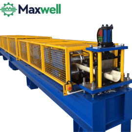 Half round gutter machine